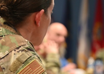 Fourth Air Force command team visits Grissom