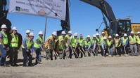 The Combat Center hosts groundbreaking ceremony for new wastewater treatement plant