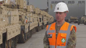 3rd Armored Brigade Combat Team, 4th Infantry Division Deployment – Port of Alexandroupolis