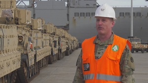 3rd Armored Brigade Combat Team, 4th Infantry Division Deployment – Port of Alexandroupolis