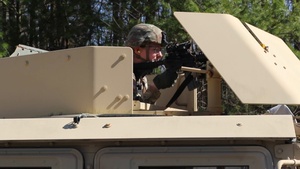 Military Police conduct IED lane training