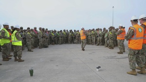 21st Theater Sustainment Command and 598th Transportation Brigade makes history at the Port of Alexandrouplis