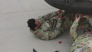 Working on UH-60 Black Hawks B-Roll