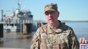 Interviews 7th Transportation Brigade (Expeditionary) deployment to the Eastern Mediterranean