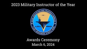 2023 Military Instructor of the Year Ceremony