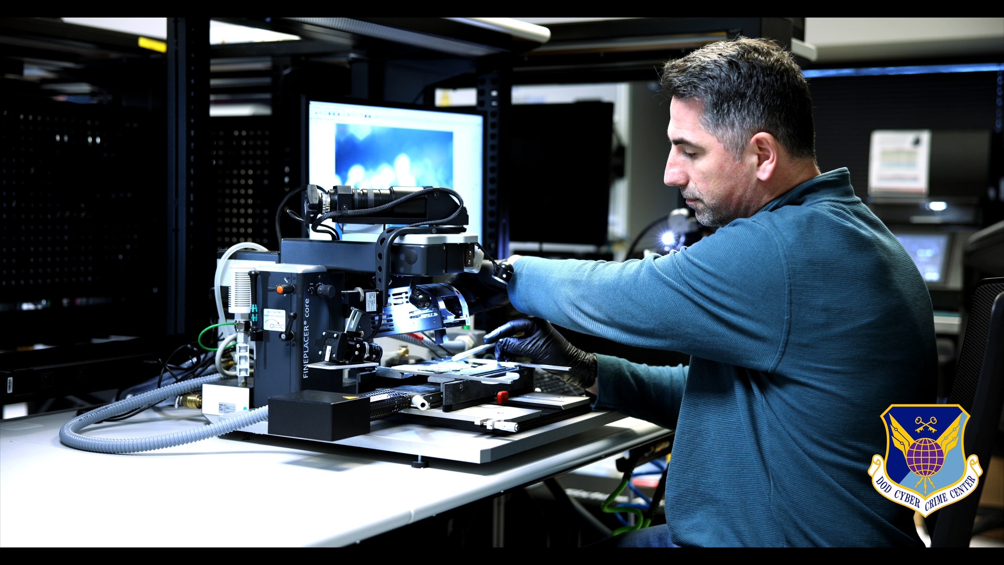 This video showcases highlighted footage taken at the Cyber Forensics Laboratory at DC3 located at 911 Elkridge Landing Rd, Linthicum Heights, MD 21090