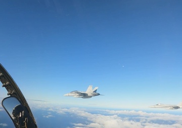 U.S. Marine Corps F/A-18 Hornet pilots conduct routine flight operations during Exercise Nordic Response 24 (B-Roll)