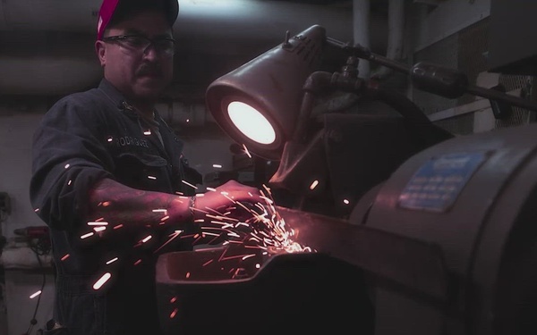 Inside Look at Machinery Repairman aboard USS Bataan