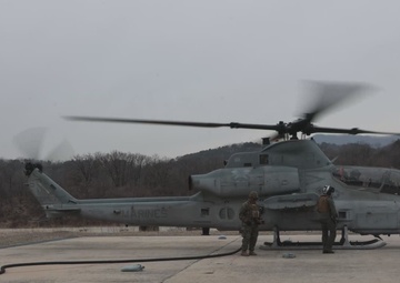 Warrior Shield 24 | 1st MAW refuels at a forward arming, refueling point