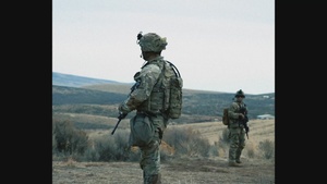 Soldiers from 1st Battalion, 17th Infantry Regiment conduct training at Yakima Training Center