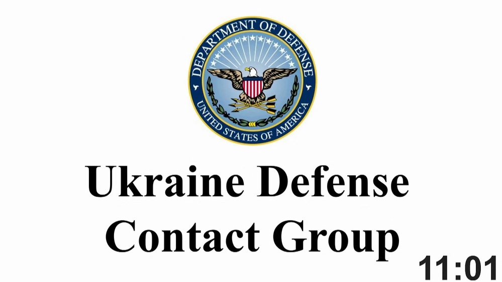 DVIDS - Video - SECDEF Ukraine Defense Contact Group Conference; Bi-Lat ...