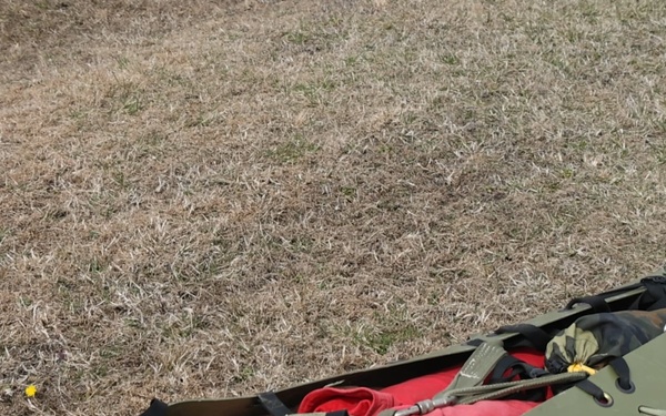 Delaware Army National Guard Aviation Conducts Hoist Operations (Slow Motion)