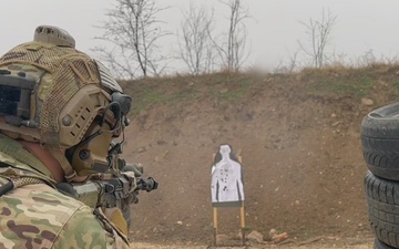 Green Berets perform combat marksmanship training during Trojan Footprint 2024