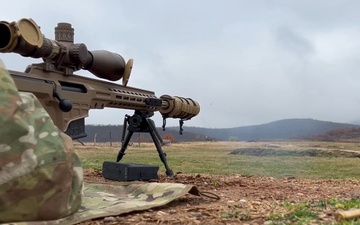 U.S. Army Green Berets perform sniper training during Trojan Footprint 2024