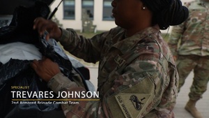 Making a Difference! Iron Soldiers Spearhead Clothing Drive for Polish Community