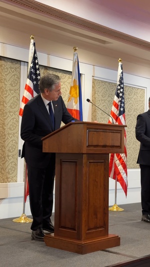 Secretary Blinken holds a joint press availability with Philippine Foreign Secretary Enrique Manalo
