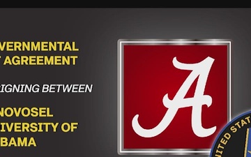 Fort Novosel and University of Alabama Intergovernmental Support Agreement