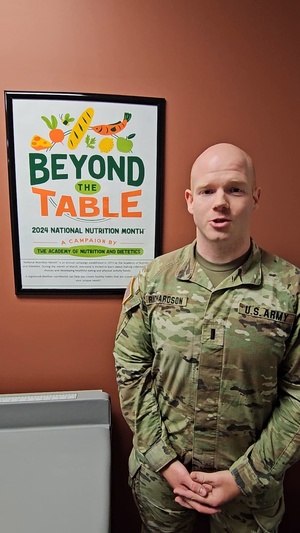 BACH Nutrition Chief Highlights National Nutrition Month Theme