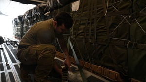 AMC C-17s bolster humanitarian aid airdrops to Gaza