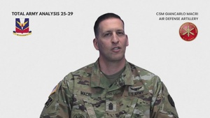Command Sgt. Maj. Giancarlo Macri - Growth of the ADA Branch Part 4