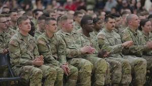 1483rd Transportation Company honored during pre-deployment ceremony