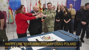 U.S. Army Garrison Poland celebrates its first birthday