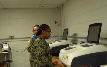 Tri-Service Optician School (TOPS) students onboard Naval Weapons Station Yorktown