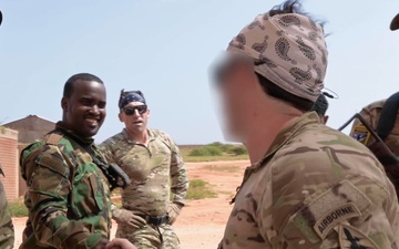 U.S. And Somali Militaries Participate in Joint Knowledge Exchange 24 – Range Practice B-Roll Stringer