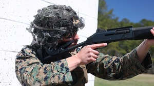 2nd LAAD conducts shotgun familiarization range for counter-UAS training (B-Roll)