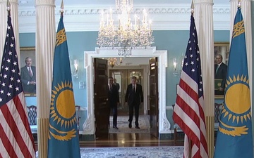 Secretary of State Antony J. Blinken meets with Kazakh Deputy Prime Minister and Foreign Minister Murat Nurtleu