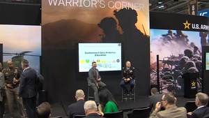 AUSA 2024- Warriors Corner - Day 2- Sustainment Data Analytics Education – Army Sustainment University