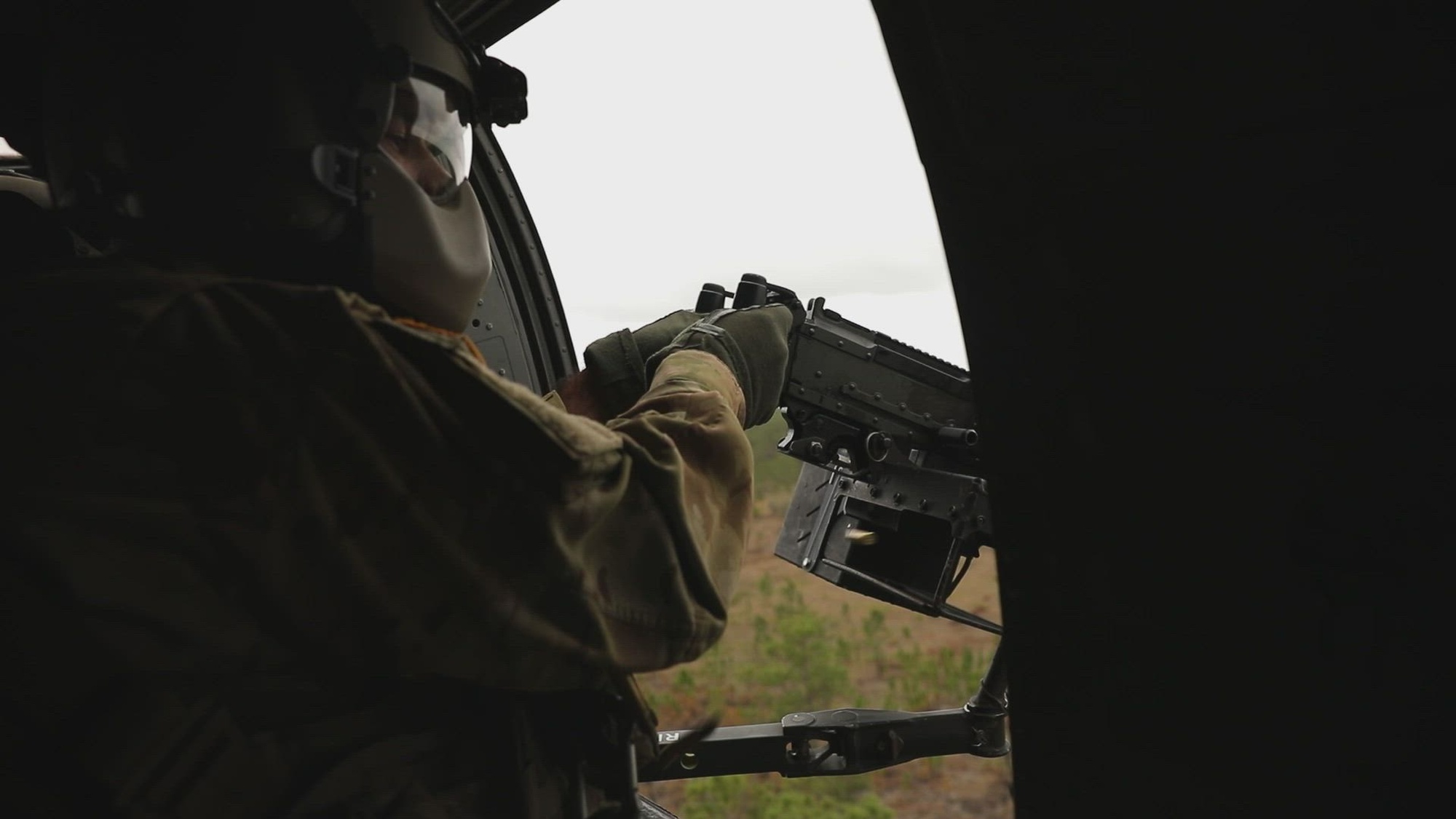 U.S. Army Capt. Brian Smagh, a UH-60 Black Hawk pilot and Bravo Company Commander from 4-3 Attack Helicopter Battalion, 3rd Combat Aviation Brigade, 3rd Infantry Division, talks about his unit&#39;s individual and collective aerial gunnery certification in day and night conditions at Fort Stewart, Georgia, March 26, 2024. Aerial gunnery training is essential to prepare soldiers for the demands of flying, fighting, and winning in low-light conditions. (U.S. Army video by Sgt. Duke Edwards)