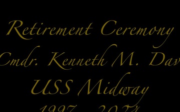 Lt. Cmdr Kenneth M. Davis Jr. Retirement Ceremony