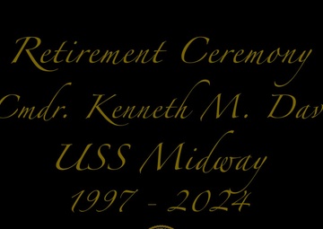 Lt. Cmdr Kenneth M. Davis Jr. Retirement Ceremony