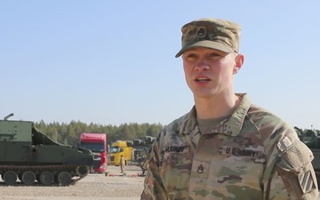 1st Bn., 9th FAR conducts Table XVIII in Lithuania