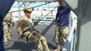 Naval Special Warfare Assessment Command Rappel Training