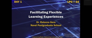 LPC-24 Facilitating Flexible Learning Experiences