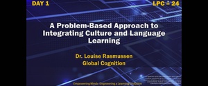 LPC-24 A Problem-Based Approach to Integrating Culture and Language Learning