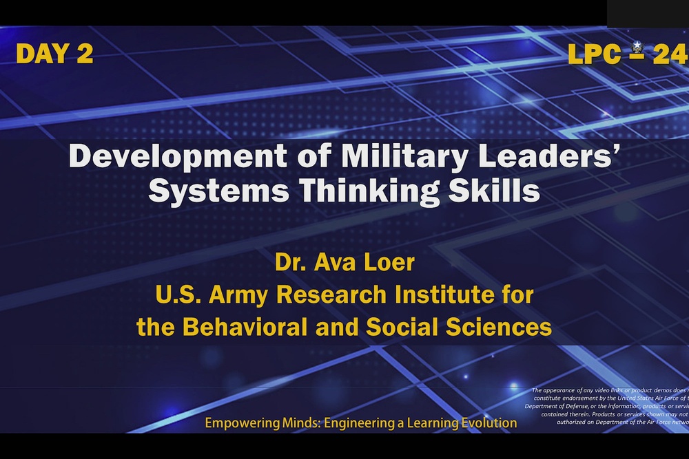 DVIDS - Video - LPC-24 Development of Military Leaders' Systems ...