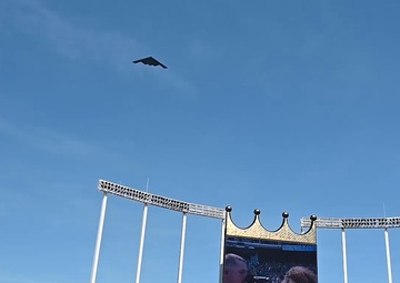 Team Whiteman supports Kansas City Royals opening day