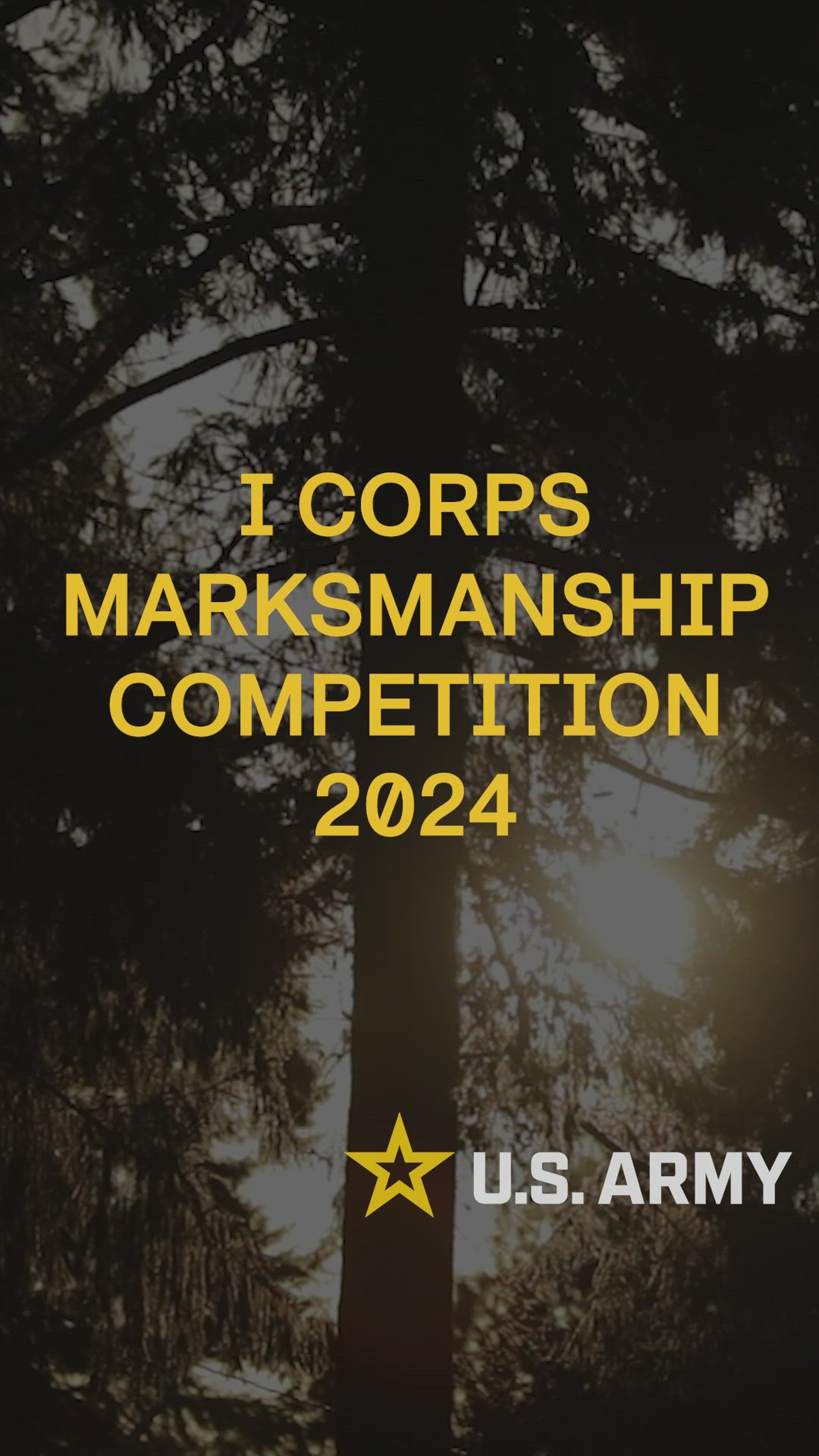 Soldiers from subordinate units throughout I Corps introduce their teams in preparation of the 2024 I Corps Marksmanship Competition at Joint Base Lewis-McChord, Washington, Feb. 26, 2024. Teams from all over I Corps, including Hawaii, Alaska and JBLM, competed in a week long competition including multiple weapons ranges and an ACFT to see who will be the best marksman in I Corps. (U.S. Army video by Spc. Kourtney Nunnery)