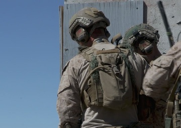 Marines with V26 conduct urban operations during ITX for SLTE 2-24
