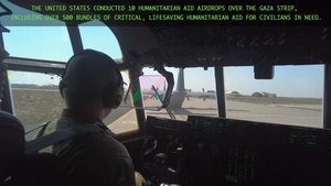 UPDATE: Gaza humanitarian aid airdrops from March 2nd-15th