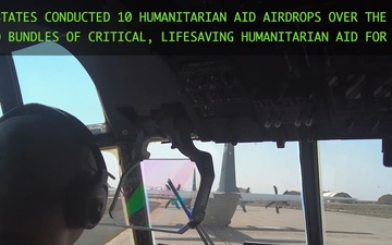 UPDATE: Gaza humanitarian aid airdrops from March 2nd-15th