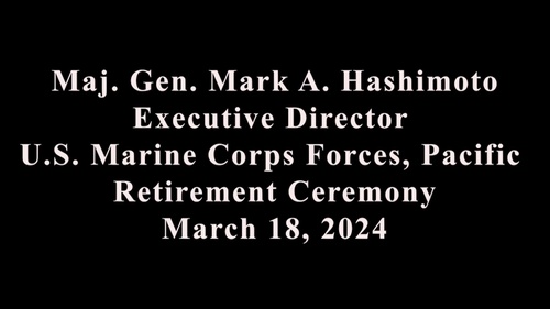 Maj. Gen. Mark A. Hashimoto Retirement