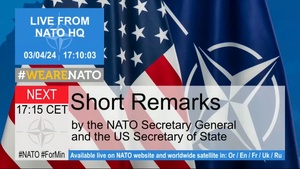 Secretary of State Antony J. Blinken meets with NATO Secretary General Jens Stoltenberg in Brussels, Belgium