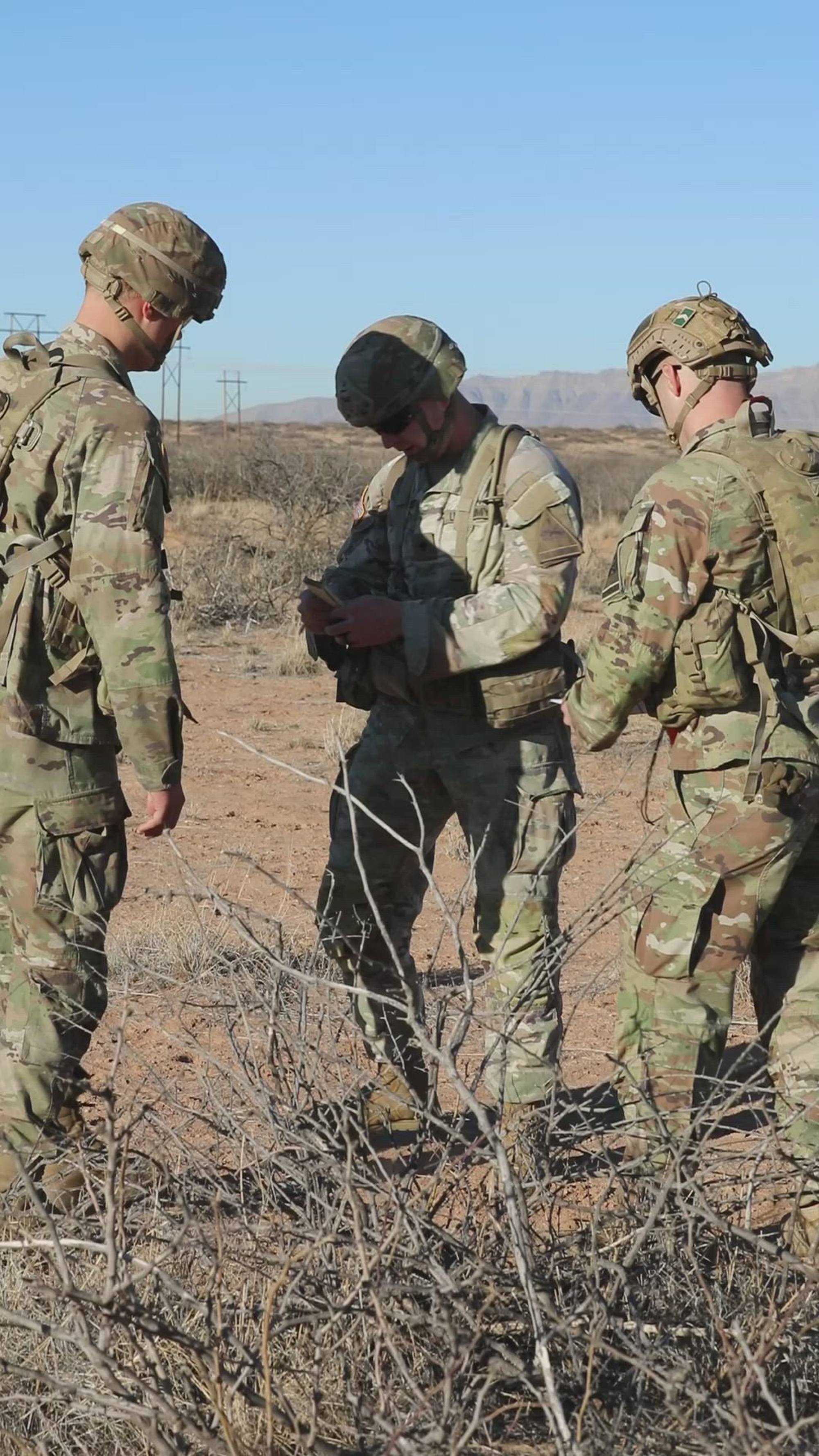 Soldiers from artillery units across the installation compete during Day 2 of the 1st Armored Division Artillery&#39;s Best Redleg Competition held at Fort Bliss, Texas, April 3, 2024. The six-day competition consists of each team going head-to-head in a series of physically demanding and mentally challenging events testing Field Artillery fundamentals, and the exchange of best practices through healthy competition and rivalry. Day 2 events included Land Navigation and Weapons Tasks.<br /><br />The winning team will be named the 1st Armored Division&#39;s Best Redleg Team and will represent the 1st Armored Division &quot;Old Ironsides&quot; during the inaugural General Raymond T.