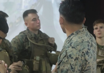 12th Marine Littoral Regiment Marines Train in a Convoy Simulator