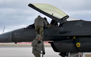 Historical First F-16 Flight at the 122nd Fighter Wing