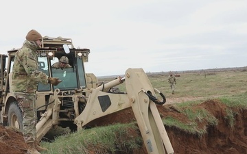 Engineers repair and replace trenches in Bemowo Piskie Training Area